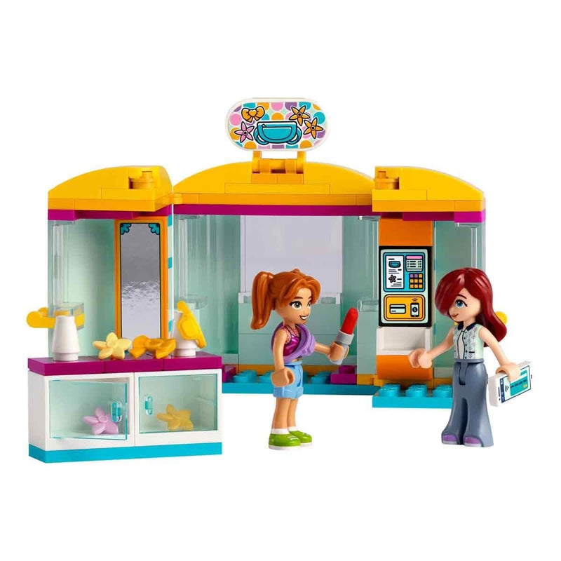 LEGO Friends Tiny Accessories Shop, Building Toy for 6 Plus Year Old Girls, Boys & Kids, Mini-Dolls Playset with Characters Paisley and Candi, Small Birthday Gift Idea 42608