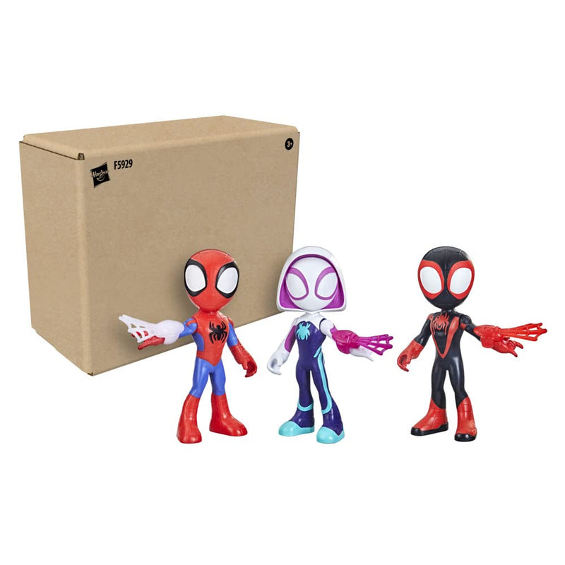 Marvel Spidey and His Amazing Friends Supersized Hero 22.5-cm Action Figures 3-Pack