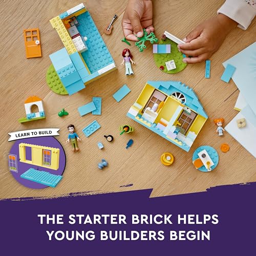 LEGO Friends Paisley's House, Dolls House Toy for Girls and Boys 4 Plus Years Old, Playset with Accessories, Birthday Gift Idea, 2023 Series Characters 41724