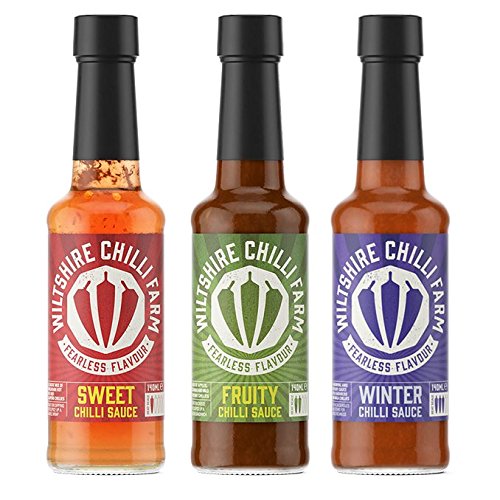 Wiltshire Chilli Farm Sweet, Fruity and Winter Hot Chilli Sauce Set(Pack of 1) - Gift Guide