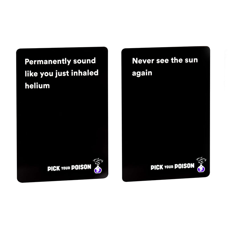 PICK YOUR POISON Card Game - The “What Would You Rather Do?” Party Game for All Ages - Family Edition