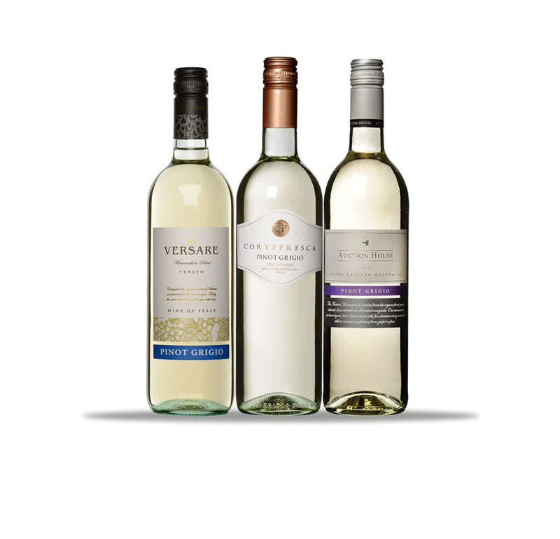 The Pinot Grigio 3 Bottle Treat Wine Case 3 x 750ml