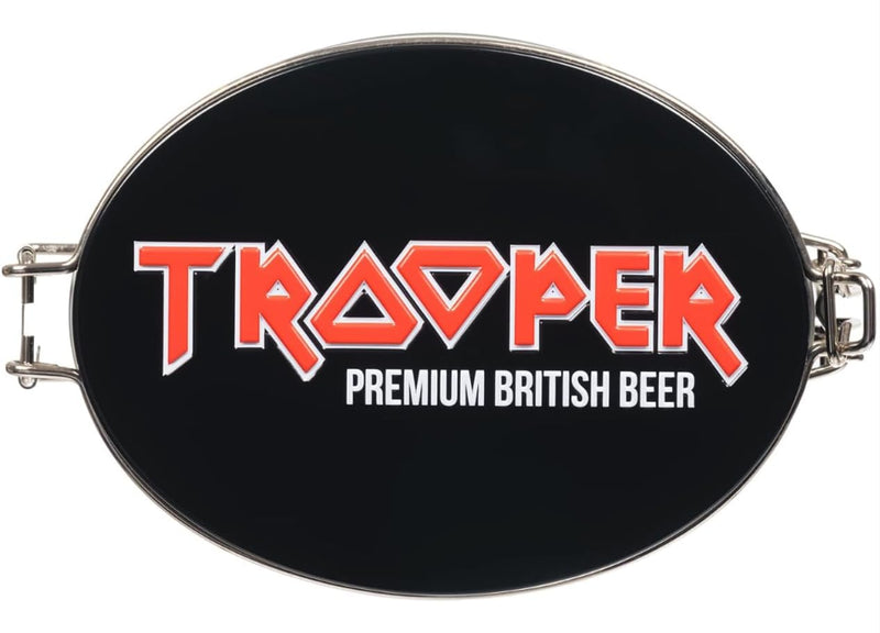 Trooper Premium Beer Gift Set - Iron Maiden Premium British Craft Beer, Nucleated Branded Glass & Collectable Tin Set 500ml. Ideal Beer Gifts For Men for Christmas Stocking Fillers with Topline Card - Gift Guide