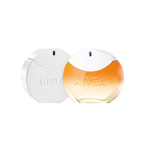 NIVEA Perfume for Women, 2 x 30 ml Eau de Toilette, Gift Set with NIVEA SUN Eau de Toilette with the Original NIVEA Sun Cream Fragrance and NIVEA Eau de Toilette with the Unique Scent of NIVEA Creme