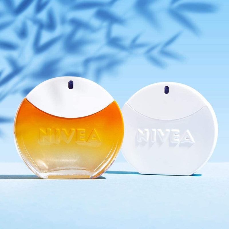 NIVEA Perfume for Women, 2 x 30 ml Eau de Toilette, Gift Set with NIVEA SUN Eau de Toilette with the Original NIVEA Sun Cream Fragrance and NIVEA Eau de Toilette with the Unique Scent of NIVEA Creme