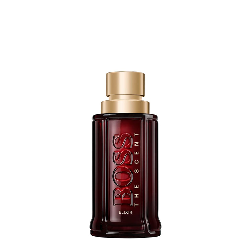 BOSS The Scent Elixir for Him - Ambery Fragrance with Notes of Pimento, Lavandin Absolute and Sandalwood - High Longevity - 50ml (Packaging May Vary)