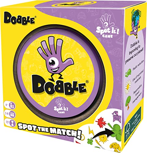 Asmodee | Dobble | Card Game | Ages 6+ | 2-8 Players | 15 Minutes Playing Time - Gift Guide