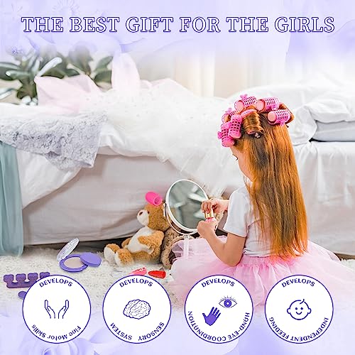 Kids Makeup Sets For Girls - Girl Toys Children Makeup Set Washable Make Up Set for Little Girls,Princess Play Games Kids Toys Presents,Teenage Girls Gifts Christmas Birthday Age 4-12 Year Old(purple - Gift Guide