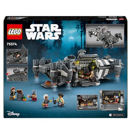 LEGO Star Wars: Skeleton Crew The Onyx Cinder Set, Collectible Building Toy for 10 Plus Year Old Boys & Girls, Includes 5 Character Minifigures, Gift Idea for Kids and fans 75374