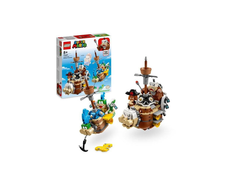 LEGO Super Mario 71427 Ensemble d'Extension Forteresses Volantes de Larry et Morton, Jouet avec Personnages