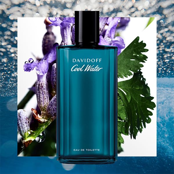 Davidoff Cool Water Man Eau de Toilette, Aftershave for Men, Multicoloured, Aromatic, 75 ml