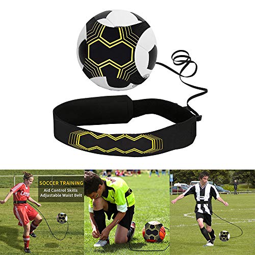 ONEVER Football Kick Trainer - Football Training Equipment, Soccer Solo Skill Practice Training Aid, Training Aid Football Skills Improvement for Kids Adults Football Gifts for Boys - Gift Guide