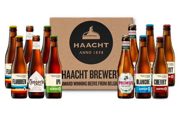 Haacht | Mixed case of Belgium Beer 12 x 33cl Beer Gift Set Pack