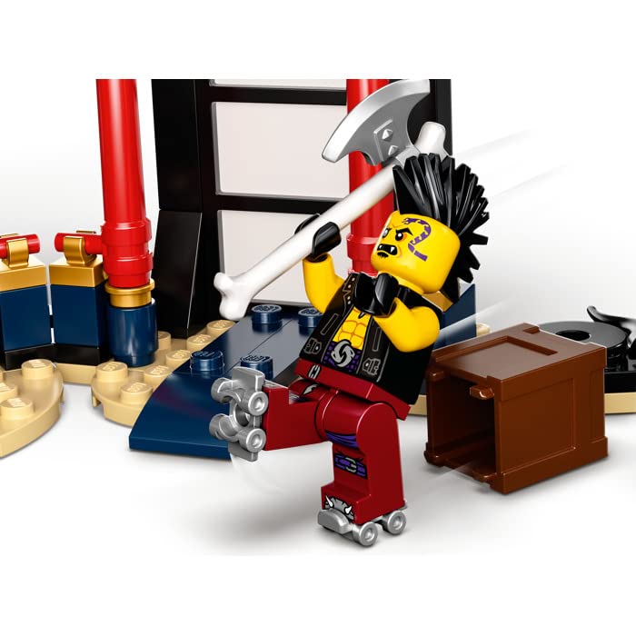 LEGO 71735 NINJAGO Legacy Tournament of Elements Temple Building Set with Battle Arena and Collectible Gold Ninja Lloyd Figure