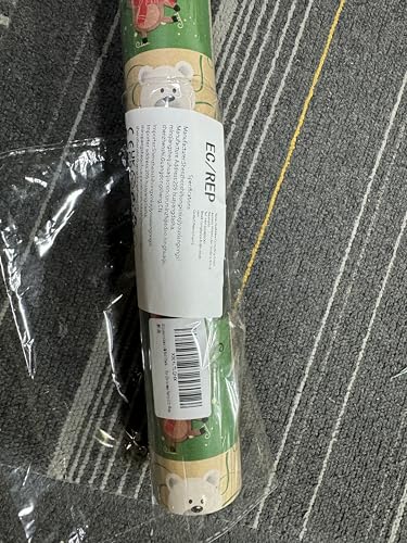 DOJoykey 43cm x 15M Roll Package Christmas Wrapping Paper, Kraft Paper Printed with Christmas Pattern Recyclable Wrapping Paper for Christmas Party Gift Wrap - Gift Guide