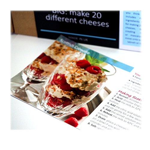 Cheese Making Kit - make 30 different Artisan Cheeses Basket - Gift Guide