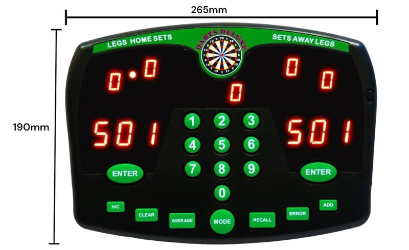 Thomas & Anca Club Supplies Ltd Darts Deluxe Electronic Dart Scorer Electronic Scoreboard For Dart Lovers Xmas Gift Dart Players Man Cave Gift Xmas Gift Present for him - Gift Guide