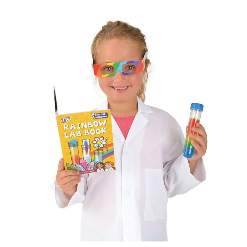 Galt Rainbow Lab - Explore & Discover Childrens Science Kit - 12 Science Experiments for Kids, Colourful Crystals - STEM Toys & National Curriculum Compatible - Gifts for Boys & Girls Ages 5 + - Gift Guide