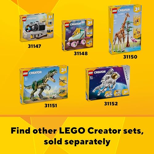 LEGO Creator 3in1 Modern House to 3-Storey City Building to Forest Cabin Set, Model Building Kit for Kids, Gift Idea for 9 Plus Year Old Boys and Girls 31153