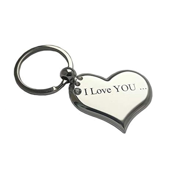 LT I Love You Gifts for her, Metal Keyring, Valentines Gifts for Her, Anniversary Present for Her, Gifts for Girlfriend, Romantic Gifts for Her