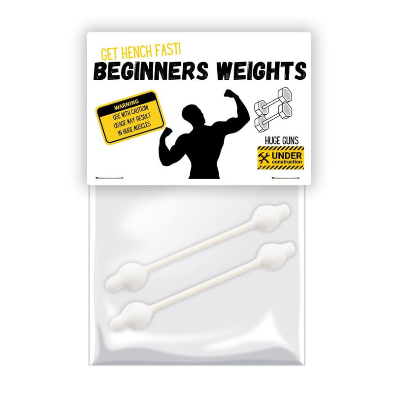 Novelty Joke Gift | Secret Santa | Funny Birthday Gift | Stocking Filler (Beginners Weights) - Gift Guide