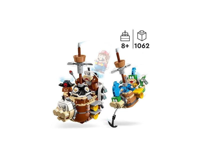 LEGO Super Mario 71427 Ensemble d'Extension Forteresses Volantes de Larry et Morton, Jouet avec Personnages