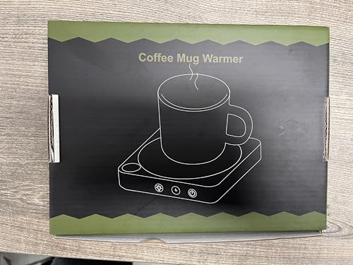 Coffee Mug Warmer, Electric Beverage Warmer, Smart Cup Warmer for Home& Office Desk with Gravity Sensor, 9 Temp Settings, 1-9H Auto-off Timer for Coffee, Tea, Milk (Cup Not Included)