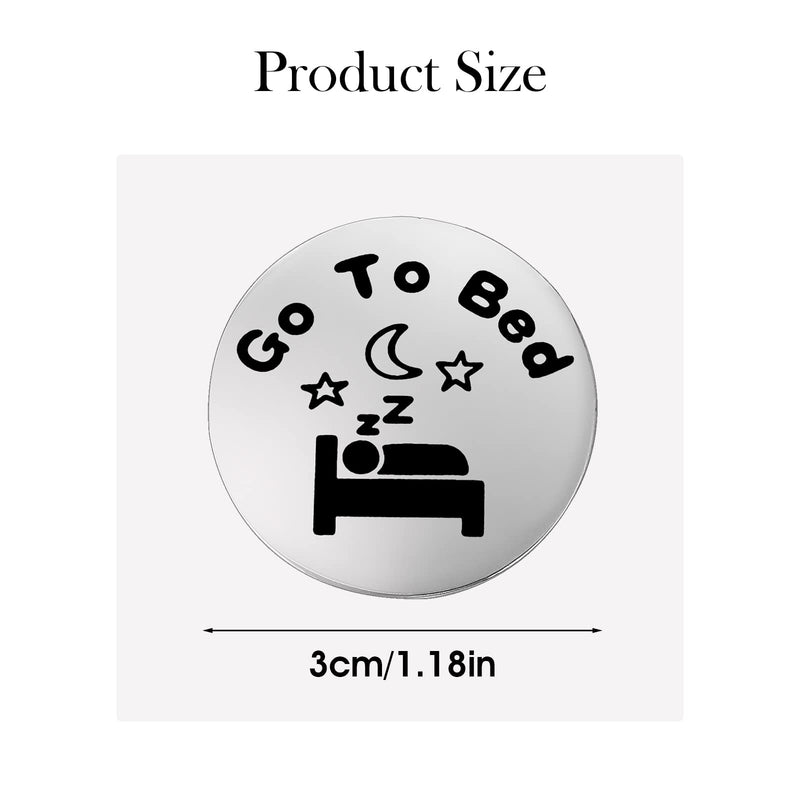 Cobee Funny Destiny Flip Coins, Double Sided Gaming Novelty Coin - One More Game/Go to Bed Gift Decision Maker Coin Gifts for Boyfriend Girlfriend Husband Son Lover Birthday(Silver) - Gift Guide