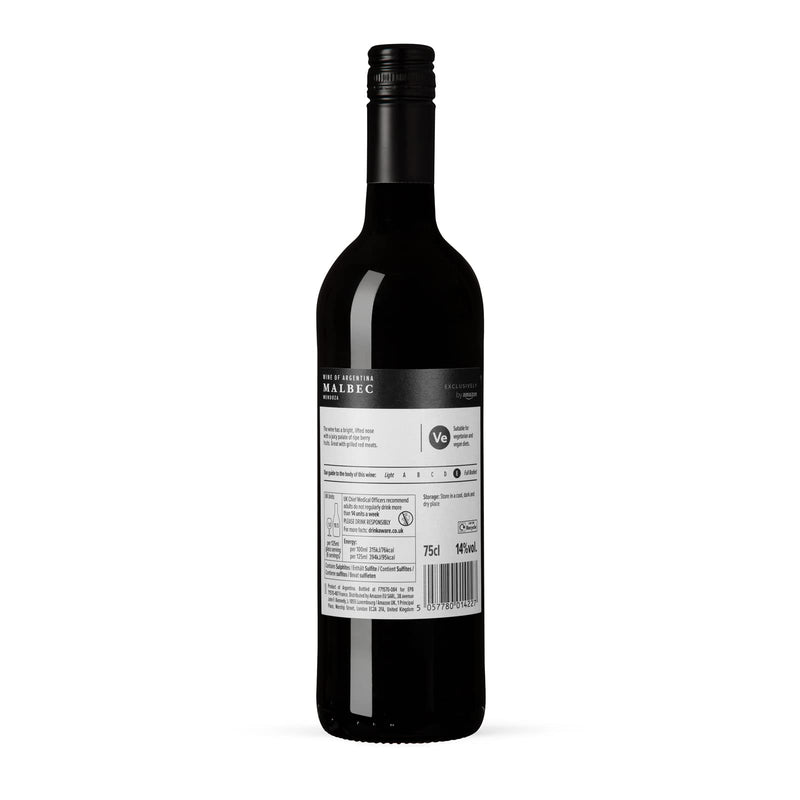 by Amazon Argentinian Malbec, Red Wine, 75cl, Case of 6