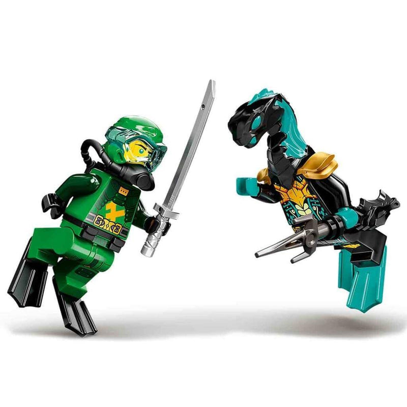 LEGO 71750 NINJAGO Lloyd’s Hydro Mech Action Figure Underwater Building Set, Ninja Toy with Lloyd Minifigure, Gifts for 7 Plus Year Old Boys and Girls