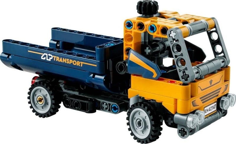LEGO Technic Dump Truck Toy 2in1 Set, Construction Vehicle Model to Excavator Digger, Engineering Toys, Gift for Boys and Girls Aged 7 Plus 42147