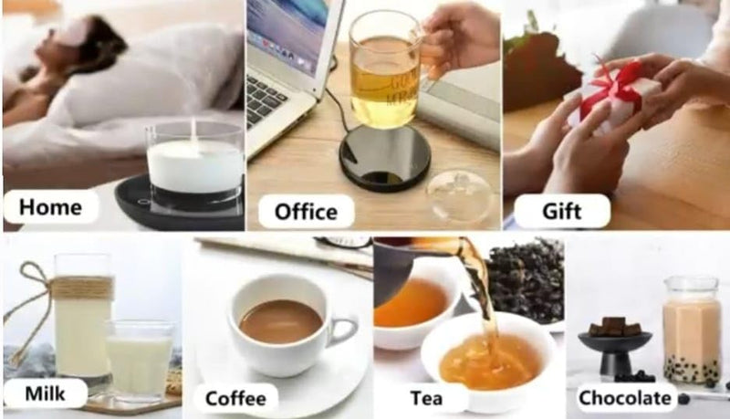 Coffee Mug Warmer, House Warming Gifts New Home Office Desk Accessories. Cool Gadgets 4 Office Accessories. Desk Gadgets For Men, Women & Smart Home Accessories 4 Tableware. Candle Warmer