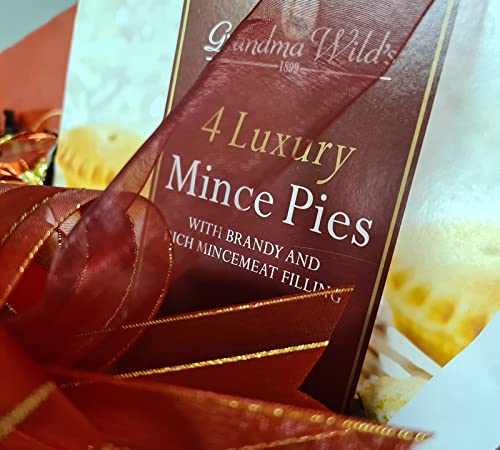 The Noel Luxury Christmas Food Hamper - Mince Pies, Chocolates, Cookies & More - Xmas Gift for Friends, Family or Staff - Gift Guide