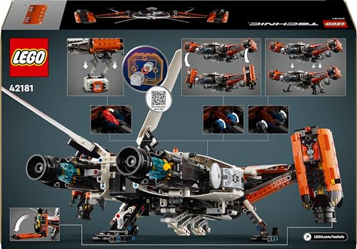 LEGO Technic VTOL Heavy Cargo Spaceship LT81 Set, Space Plane Toy for 10 Plus Year Old Boys, Girls and Kids, Vehicle Building Playset for Imaginative Play, Birthday Gift Idea 42181