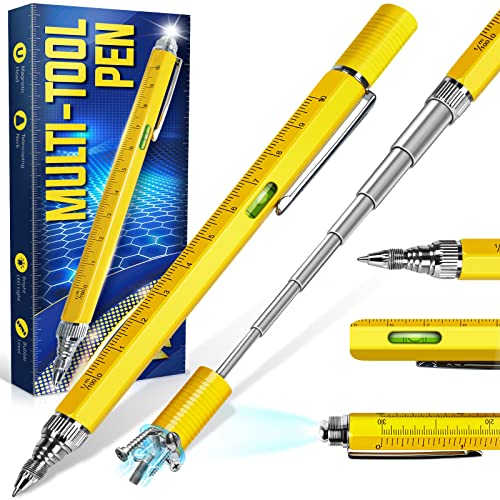 Gifts for Men Multi Tool Pen: Secret Santa Gifts for Men Dad Grandad Gift, Mens Gifts for Christmas Presents Mens Stocking Filler Gifts, Tools Gadgets for Men, Gifts for Men Him who Have Everything - Gift Guide