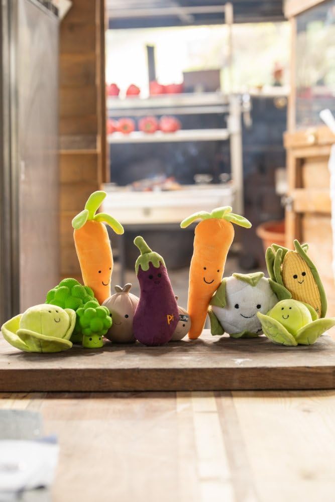 Petface Foodie Faces Fluffy Carrot Dog Toy - Gift Guide