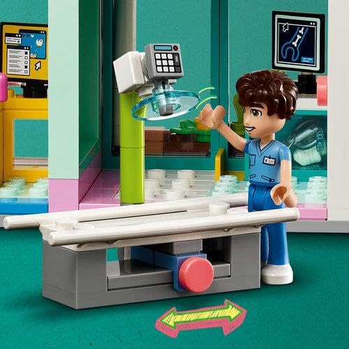 LEGO Friends Heartlake City Hospital Set with Helicopter Toy for 7 Plus Year Old Girls, Boys & Kids, Mini-Doll Characters Including Autumn, Doctor Role-Play Building Toys, Gift Idea 42621