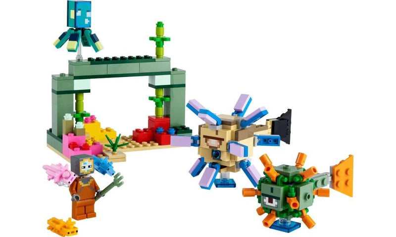 LEGO Minecraft The Guardian Battle 21180 Building Kit; Underwater Adventure Playset; Great Gift for Kids Aged 8+ (255 Pieces)