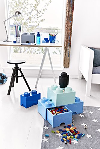 LEGO Brick with 2 Drawers With 8 Knobs, in Red