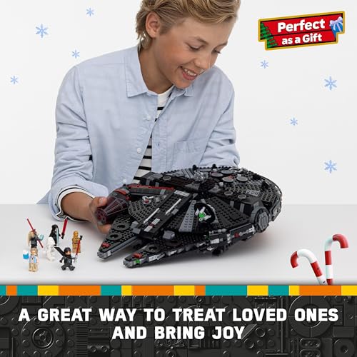LEGO Star Wars The Dark Falcon Starship Set, Vehicle Building Toy for 10 Plus Year Old Boys & Girls, with 6 Minifigures Incl. C-3PO, Birthday Gift for Kids and Fans 75389