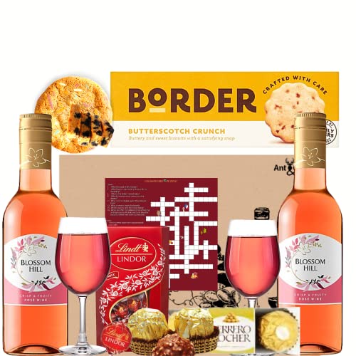 Mateus Rose Wine with Assorted Chocolates and Premium Biscuits Luxury Hamper Gift Set