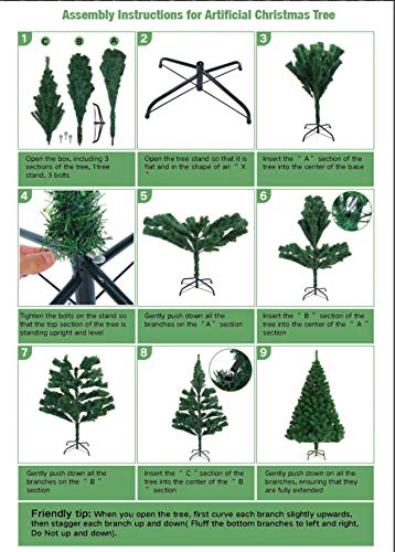VEYLIN 6ft Christmas Tree 700 Tips Artificial Tree with Metal Stand - Gift Guide