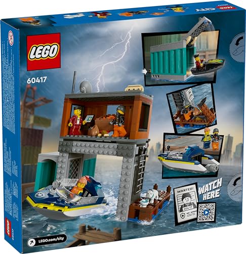 LEGO City - Police Speedboat and Crooks' Hideout (60417)