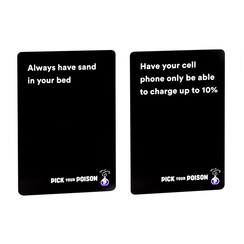 PICK YOUR POISON Card Game - The “What Would You Rather Do?” Party Game for All Ages - Family Edition