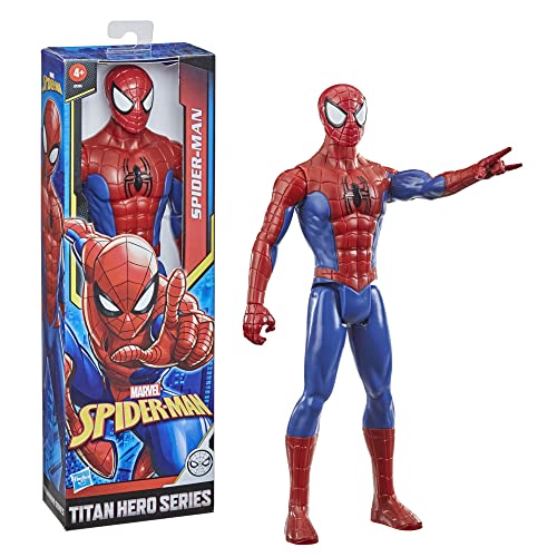 Marvel Titan Hero Series Spider-Man Articulated Action Figure, Blue