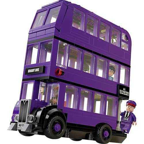 LEGO 75957 Harry Potter Knight Bus Toy, Triple-decker Collectable Set with Minifigures, for Kids Age 8+