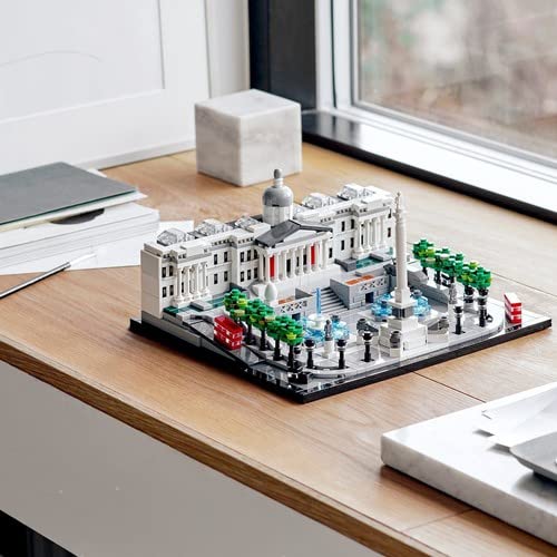 LEGO 21045 Architecture Trafalgar Square Set, with London Landmark, National Gallery Collectible Model Kits for Adults to Build