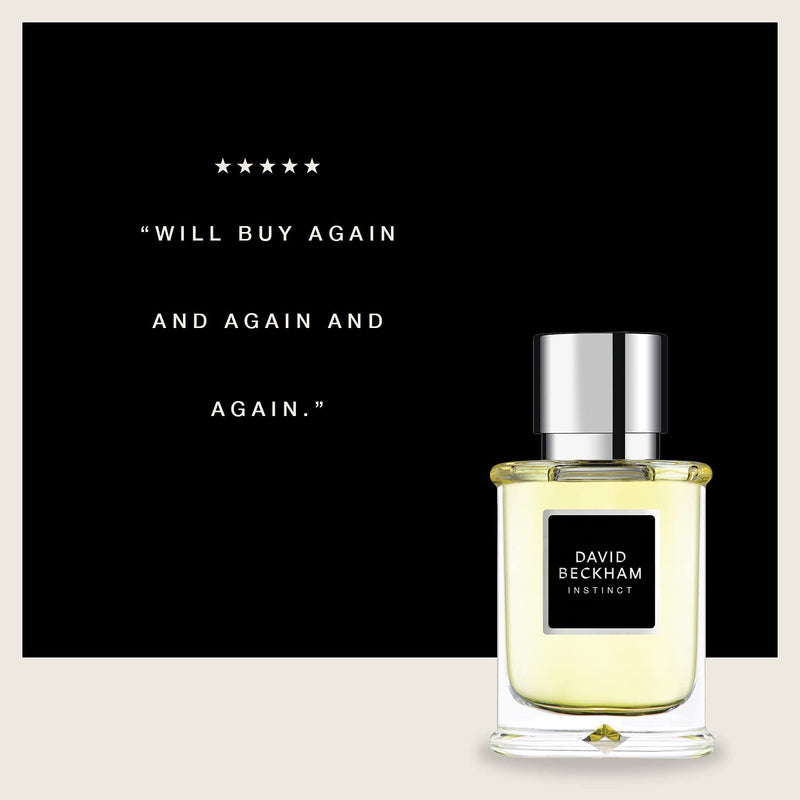 DAVID BECKHAM Instinct - Eau De Toilette For Men - Woody Aromatic Perfume With Notes Of Bergamot, Star Anis, Vetyver - Long-lasting - 75ml