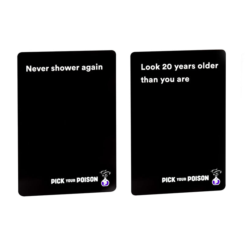 PICK YOUR POISON Card Game - The “What Would You Rather Do?” Party Game for All Ages - Family Edition