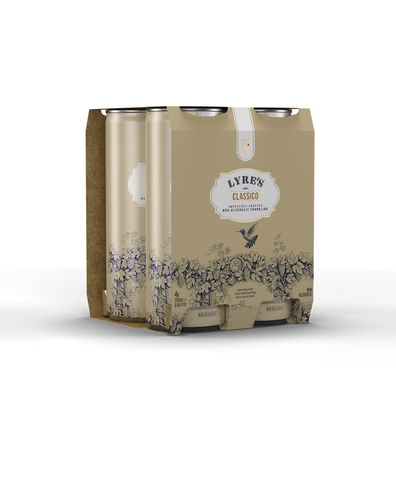 Lyre's Non Alcoholic Spirits Classico - Ready to Drink Case of 24 - Award Winning Alcohol Free Drinks & Spirits
